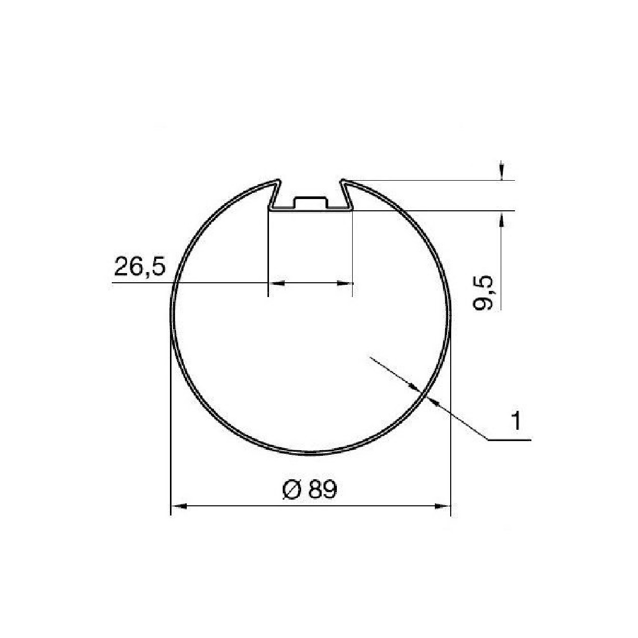 Nice Adaptieset L - Ø 89 mm, foto 2 van 2