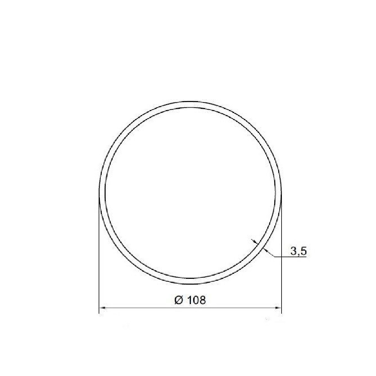 Nice Adaptieset L - Ø 108x3,5 mm, foto 2 van 2