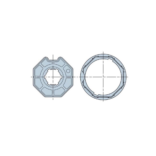 Adaption set L - 8 side 70 mm