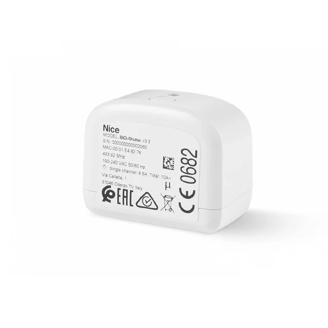 Nice BiDi-Shutter external receiver for blinds and roller shutters