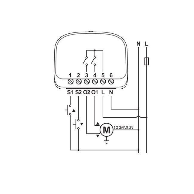 Nice BiDi-Shutter Außenempfänger für Jalousien und Rollläden