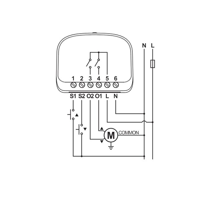 Nice BiDi-Shutter external receiver for blinds and roller shutters