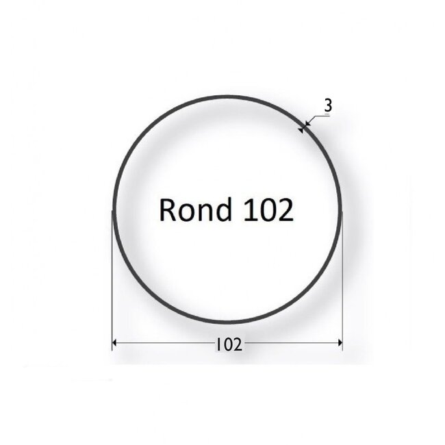 Nice Adaptieset L - Ø 102x3 mm