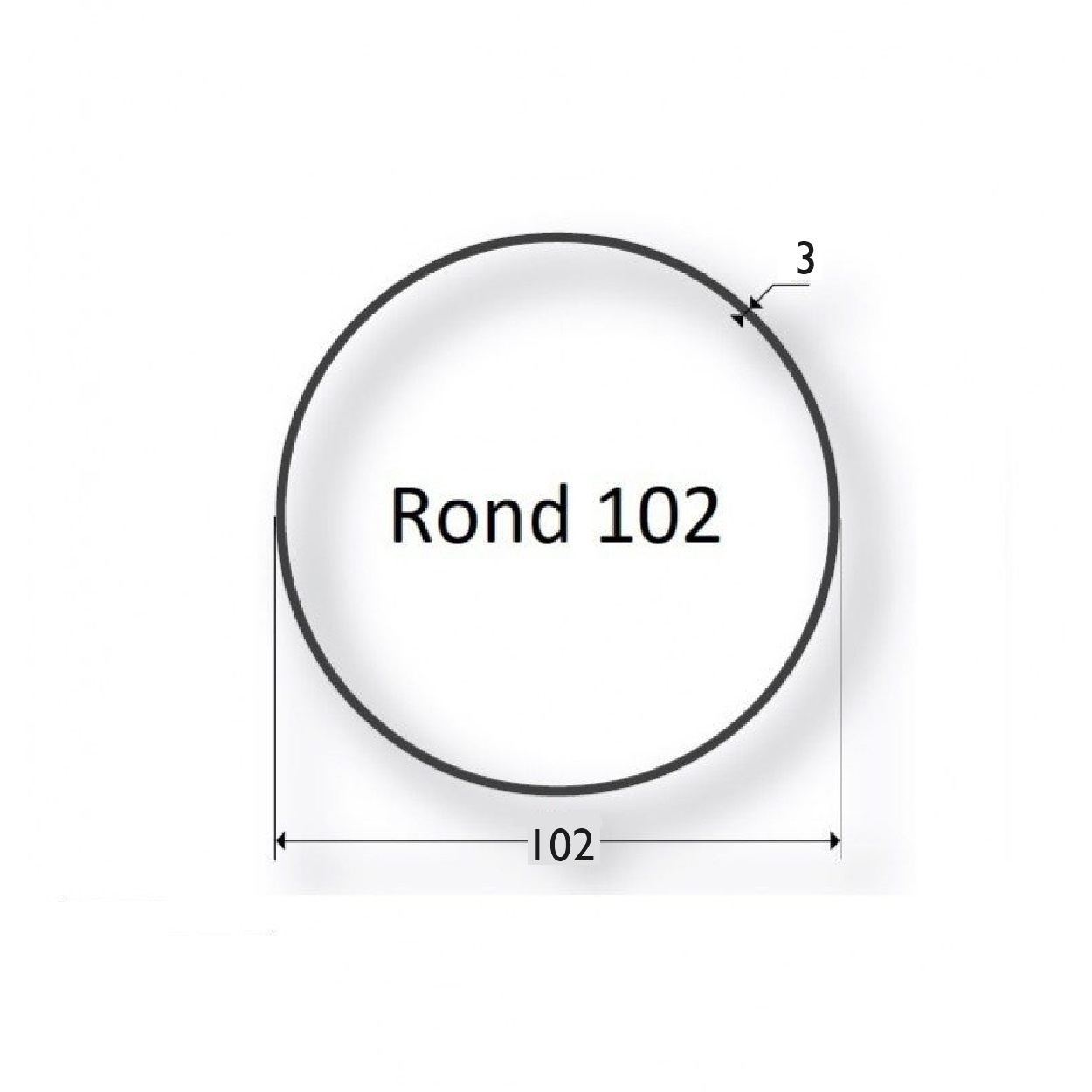 Nice Adaptieset L - Ø 102x3 mm, foto 2 van 2
