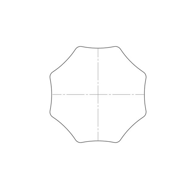 Elero Adaptionsset Typ L - 8-eckig 102 mm