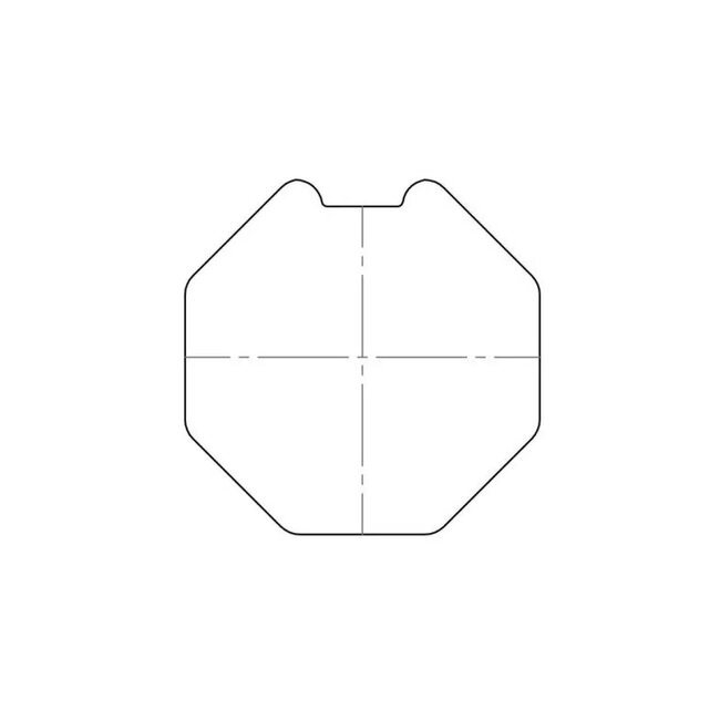 Elero Adaptionsset Typ L - 8-eckig 70 mm