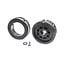 Elero Adaptation set type L - axle Ø 98 x 2.0 mm, Ø 100 x 3.0 mm, Ø 101.6 x 3.6 mm