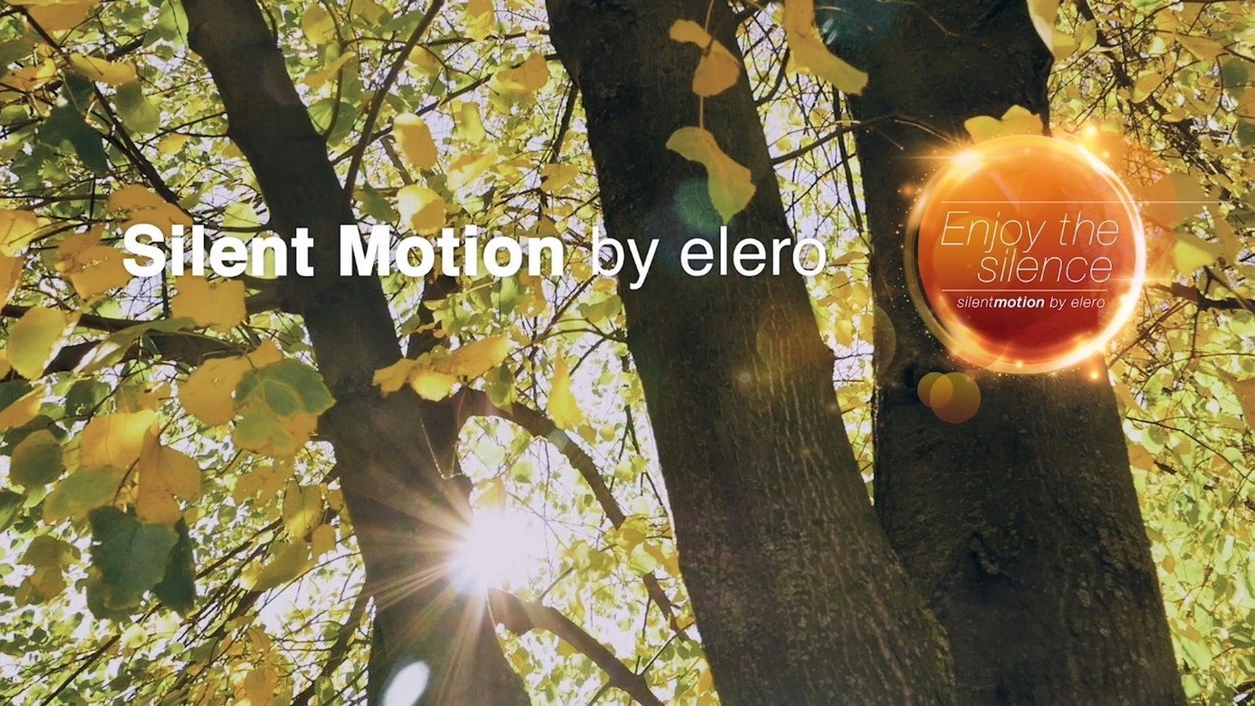 Elero RolMotion, the whisper-quiet tube motor for roller shutters.