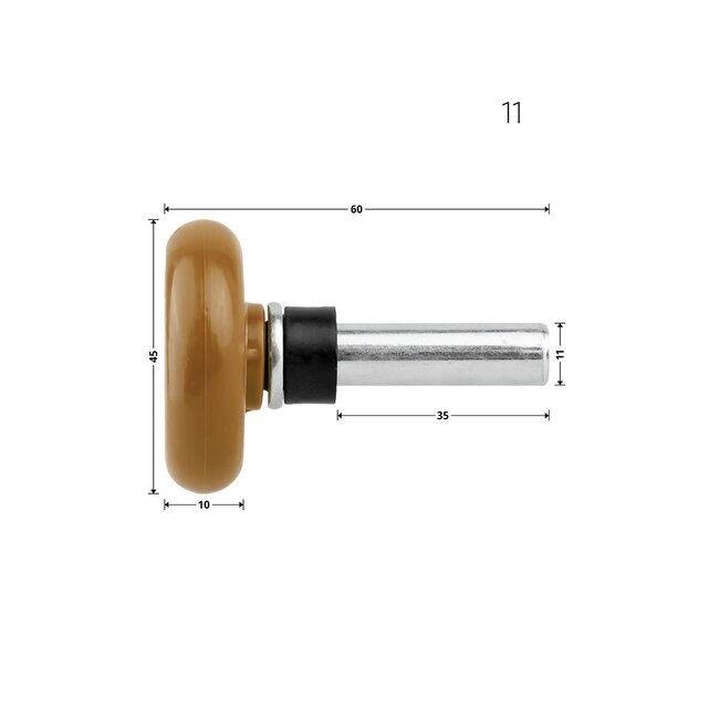 Hörmann impeller with plain bearing and distance bush