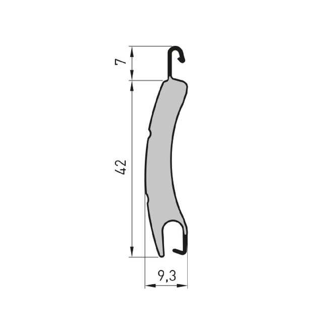 Heroal Kunststoffabschirmkappe für Heroal RS41 und RS42 (HK842)