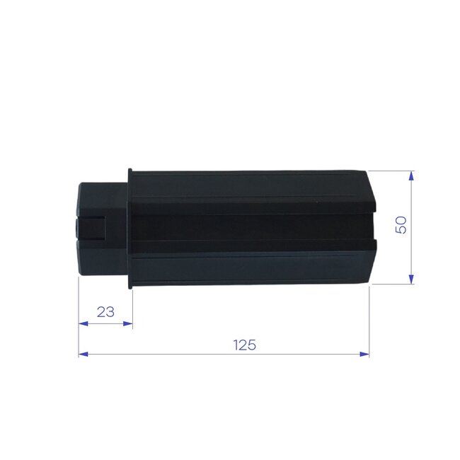 Selve Bouchon de roulement en plastique 8 côté 50 pour poulie SW40