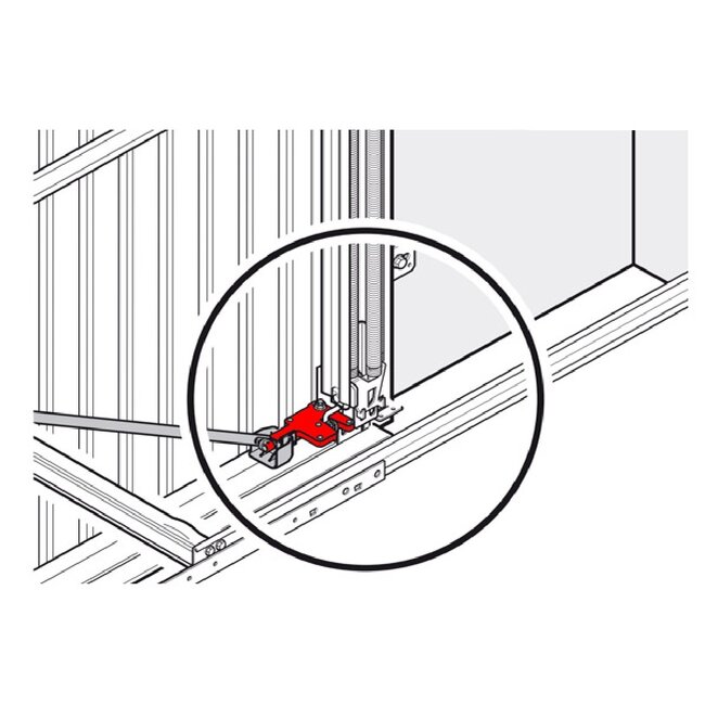 Hörmann Porte basculante Snapper N80 (après 2005) droite, complète