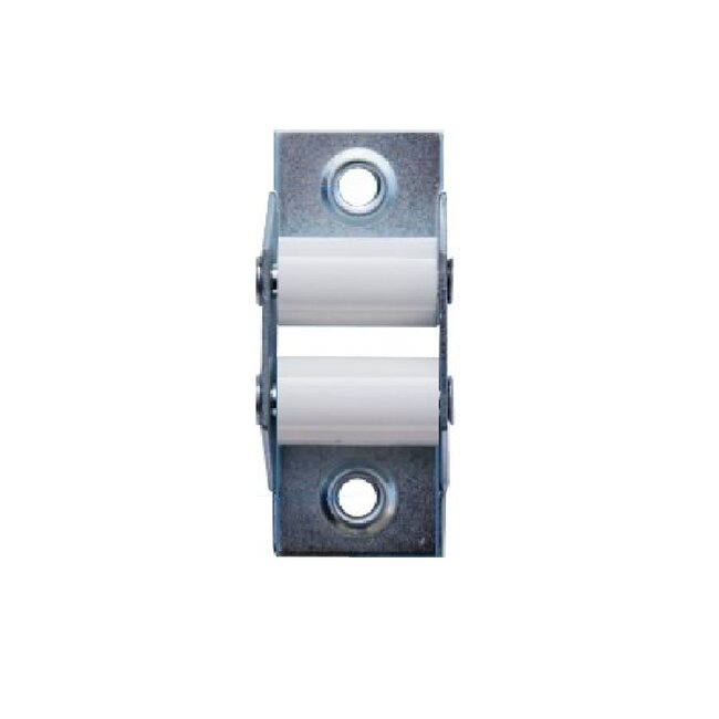 Selve Tape guide steel with white rollers - max 18 mm