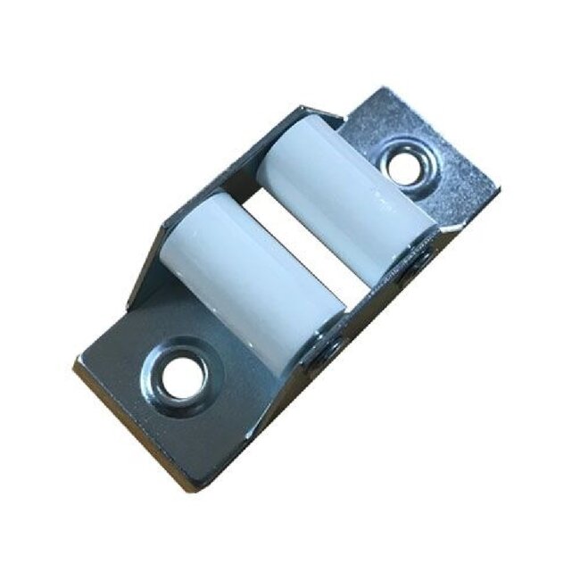 Selve Guide-ruban en acier avec rouleaux blancs - max 18 mm