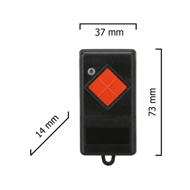Dickert MAHS40-01 - 1-channel 40.685 MHz handheld transmitter