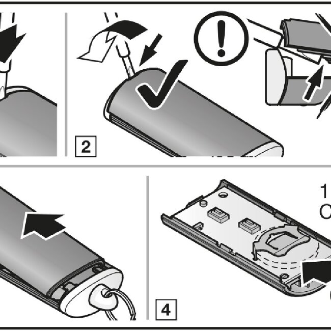 Hörmann Removable housing for handheld transmitter HSE 1 868-BS