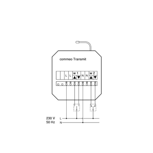 Selve Commeo Transmit contact transmitter