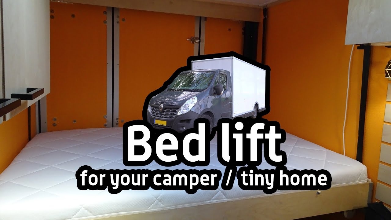 Bouw een hefbed met een 12 Volt Simu T5 buismotor voor camper of Tiny House