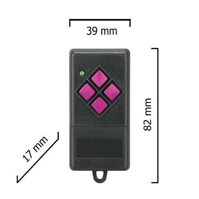 Dickert FHS10-02 - 4-channel 40.685 MHz handheld transmitter