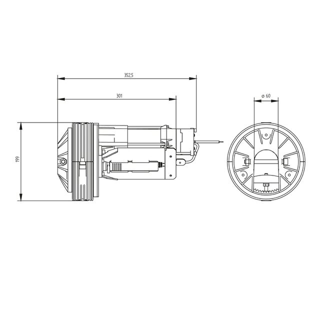 Elsamec Uniko-1M Evolution Mittelmotor