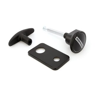 Hörmann Door handle set plastic black PZ TS 42.5