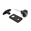 Hörmann Door handle set plastic black PZ TS 42.5