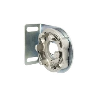 Somfy Motor support with adjustable angle bracket and safety clip