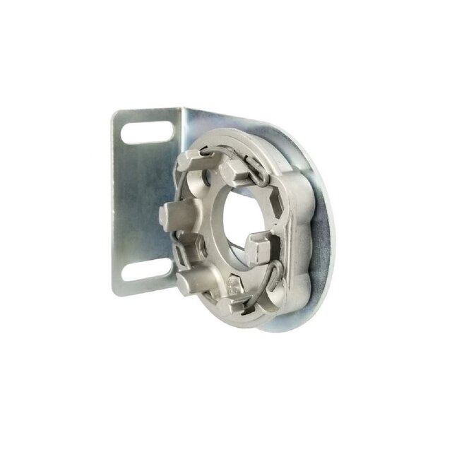 Somfy Motor support with adjustable angle bracket and safety clip