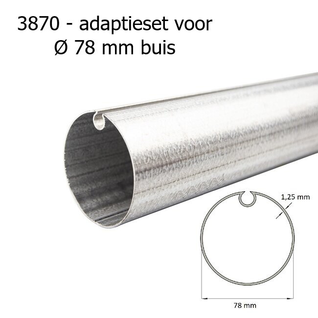 Altron Black buismotor met mechanische eindafstelling