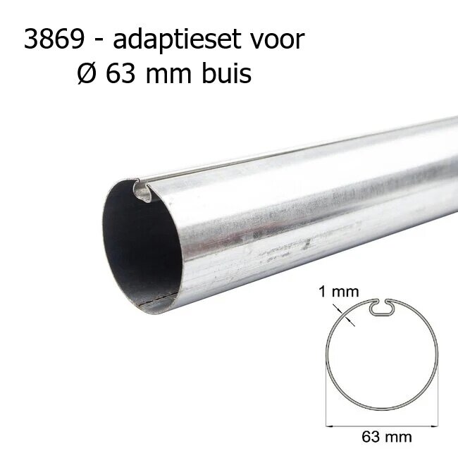 Altron Black tubular motor with mechanical end adjustment