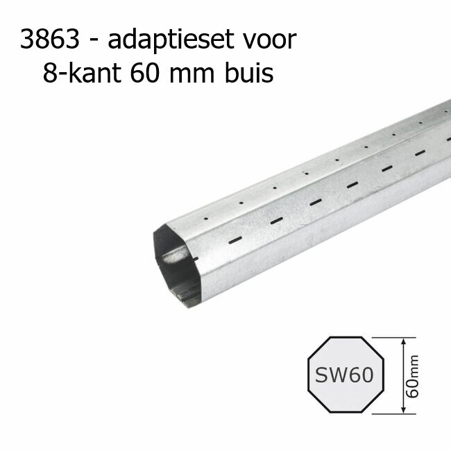 Altron Black buismotor met mechanische eindafstelling