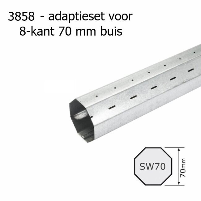 Altron Black tubular motor with mechanical end adjustment