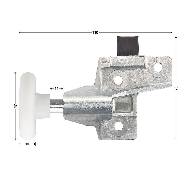 Hörmann Laufrolle links Hörmann N80 und Ecostar Kipptor