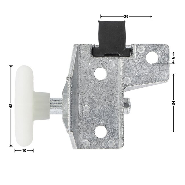 Hörmann Running wheel right Hörmann F80 up-and-over door