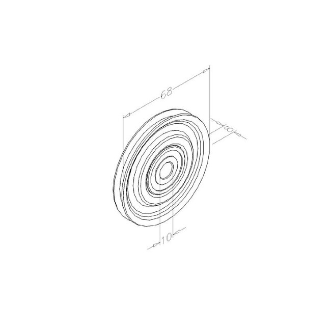 Disque de câble rond 60 mm