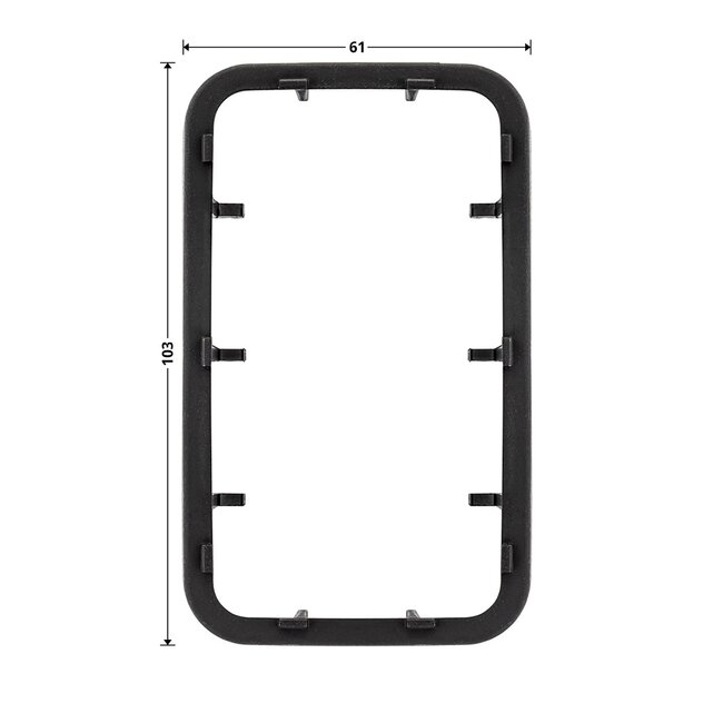 Hörmann Filler plates and mounting frame for door handle set
