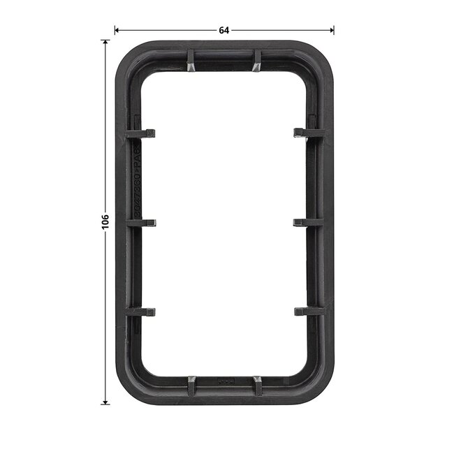 Hörmann Füllplatten und Aufbaurahmen für Türgriffsets