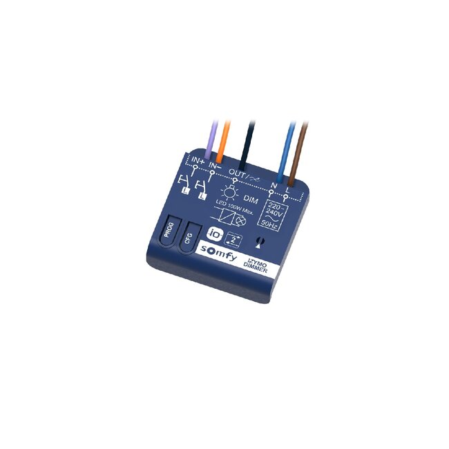 Prise Connectée Somfy ON/OFF Io – Compatible TaHoma Et Télécommandes RTS – Contrôle à Distance Lampe Et Petit Appareil