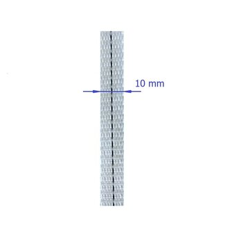 Band 10 mm voor serrezonwering - rol 50 mtr