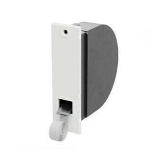 Selve Mini bandopwinder inbouw, 5 mtr, dekplaat 151x45 mm, kleur wit, incl 5 mtr band