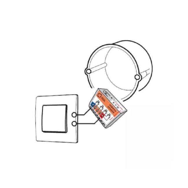 RDA Émetteur Intégré HID868, 4 canaux, 868MHz - Keeloq