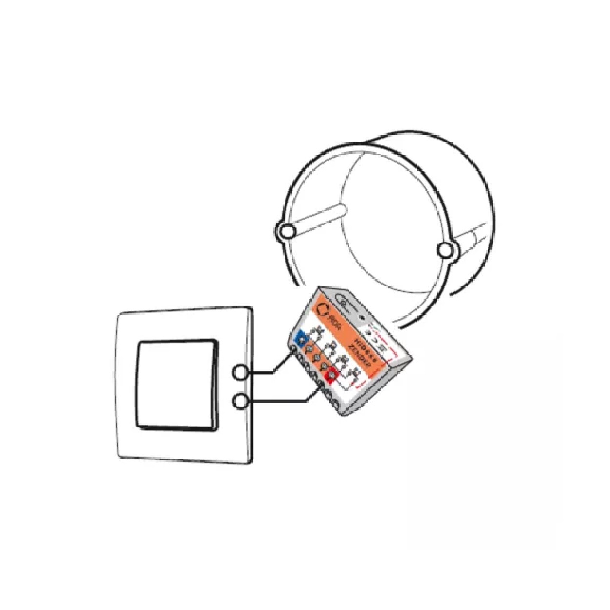 RDA Zender inbouw HID868, 4-kanaals, 868MHz - Keeloq, foto 2 van 2