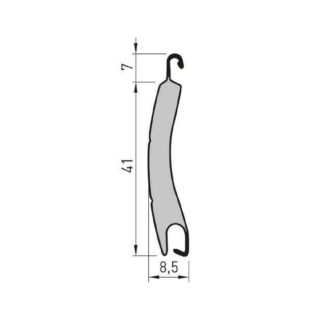 Heroal Plastic retaining cap for Heroal RS41