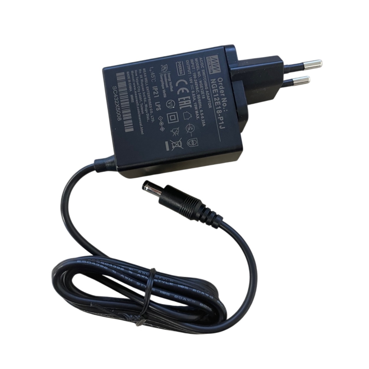 Selve Voeding 18 VDC voor extern stopcontact Solar