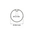 Becker Adaptor set, 8-sided 50 and Ø 50 x 1.5 blade slot – P-series motors