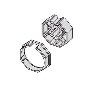 Becker Adaptor set, 8-sided 50 and Ø 50 x 1.5 blade slot – P-series motors