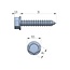 Huismerk Deurparker 6,3x35 mm