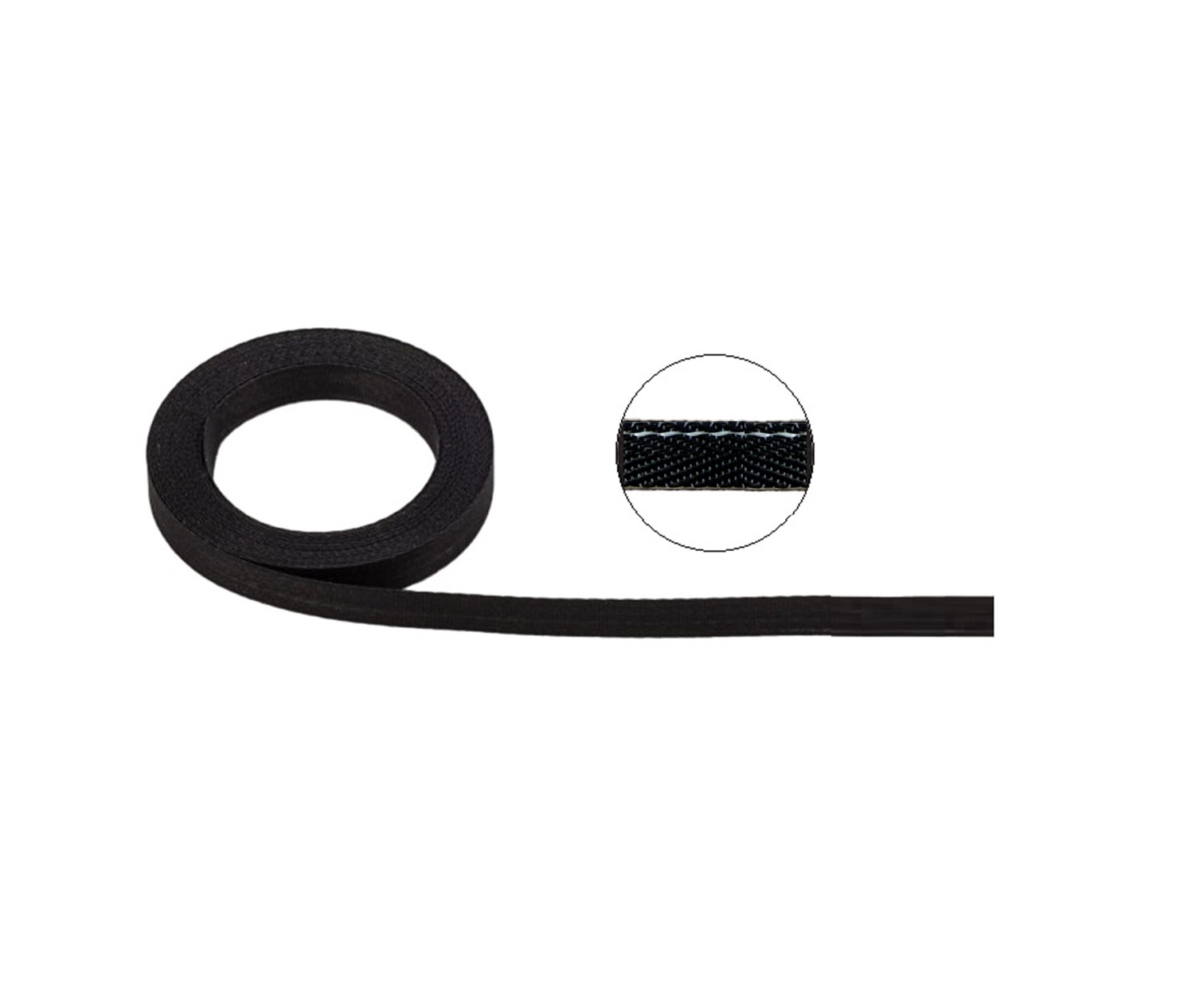 Warema Tex-band 6x0,33 mm, zwart