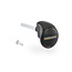 Hörmann Door handle set, black, spindle length 113 mm