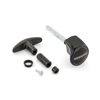Hörmann Black handle, pin length 113 mm